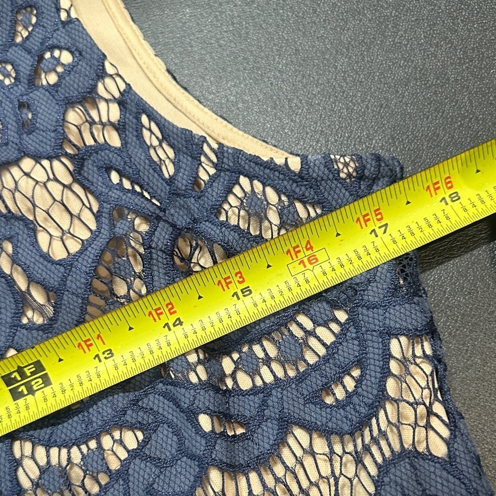 Miami Navy sleeveless Lace Midi Dress small?? - Picture 7 of 7